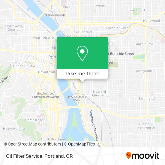 Oil Filter Service map