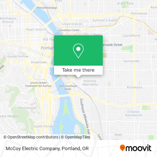 Mapa de McCoy Electric Company
