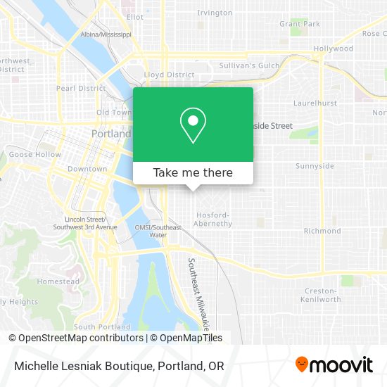 Michelle Lesniak Boutique map