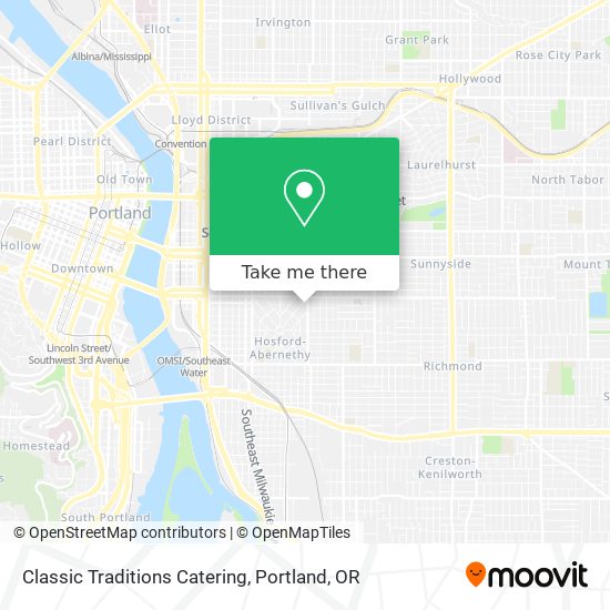 Classic Traditions Catering map