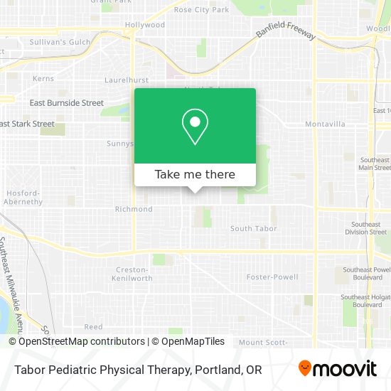 Mapa de Tabor Pediatric Physical Therapy