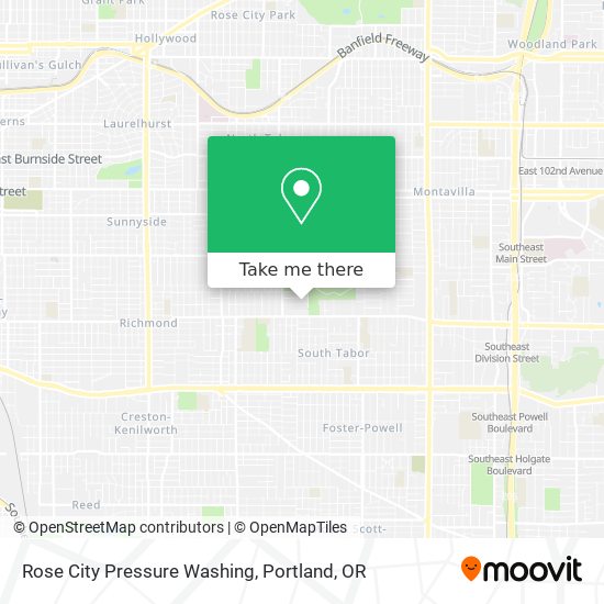 Mapa de Rose City Pressure Washing