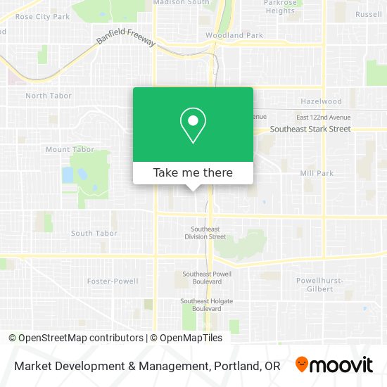 Mapa de Market Development & Management