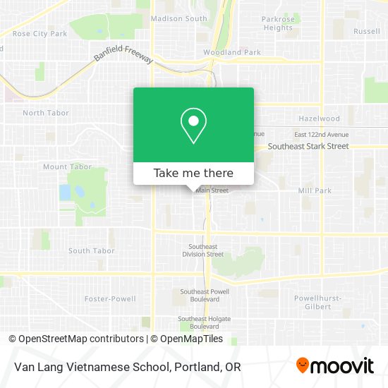 Van Lang Vietnamese School map