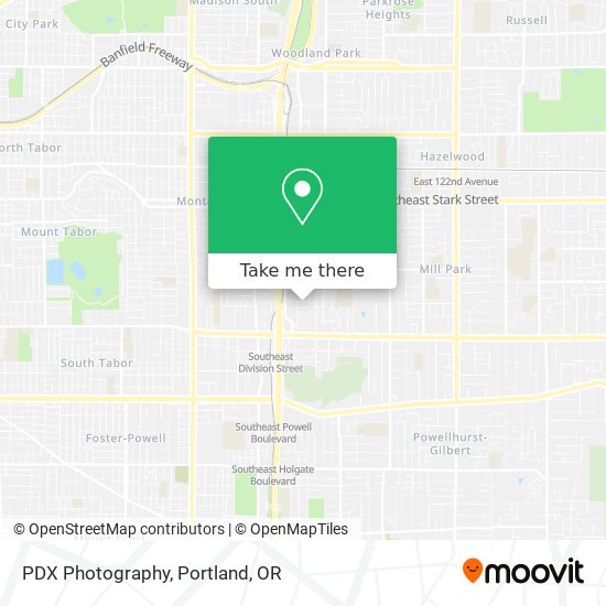 PDX Photography map