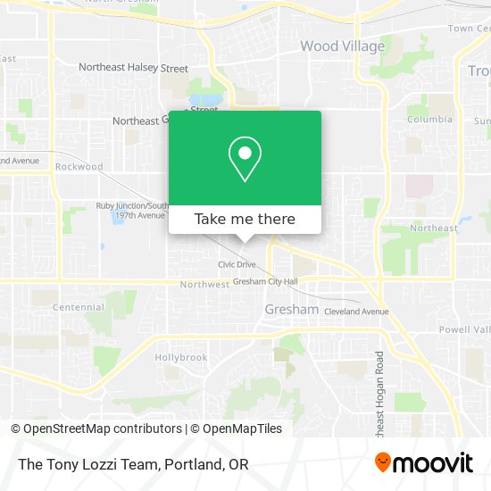 The Tony Lozzi Team map