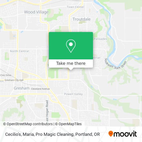 Cecilio's, Maria, Pro Magic Cleaning map