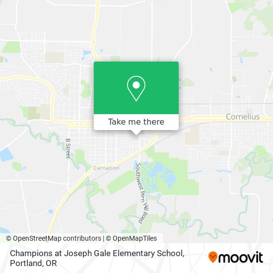 Mapa de Champions at Joseph Gale Elementary School
