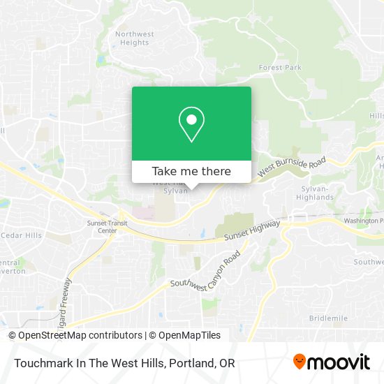 Mapa de Touchmark In The West Hills