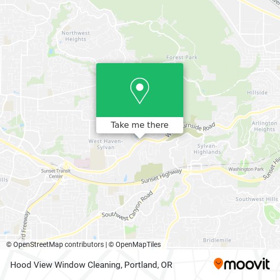 Mapa de Hood View Window Cleaning