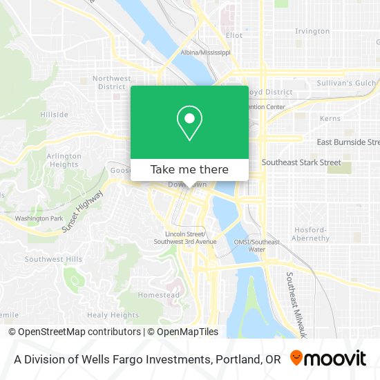 Mapa de A Division of Wells Fargo Investments