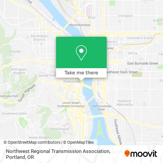 Northwest Regional Transmission Association map