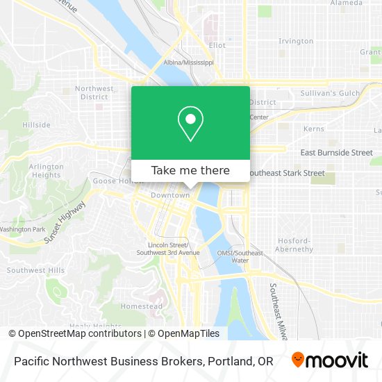 Mapa de Pacific Northwest Business Brokers