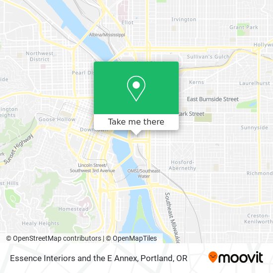 Essence Interiors and the E Annex map