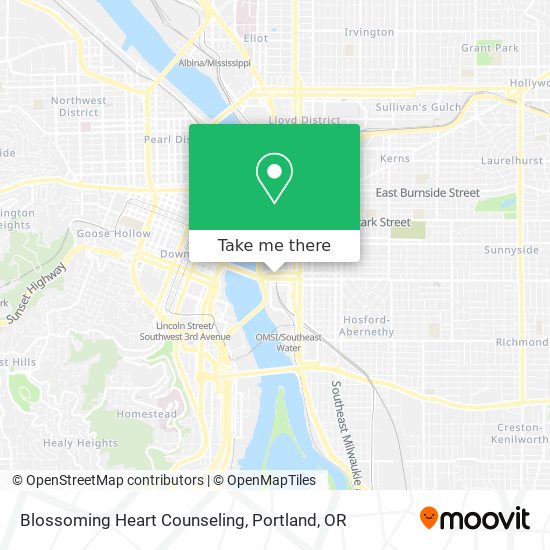 Mapa de Blossoming Heart Counseling
