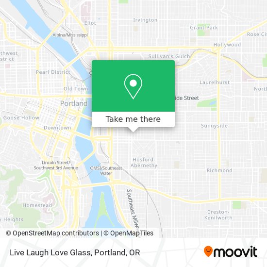 Live Laugh Love Glass map