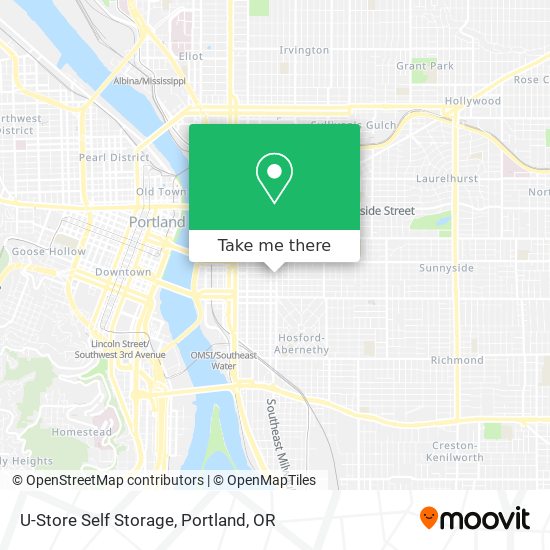 U-Store Self Storage map