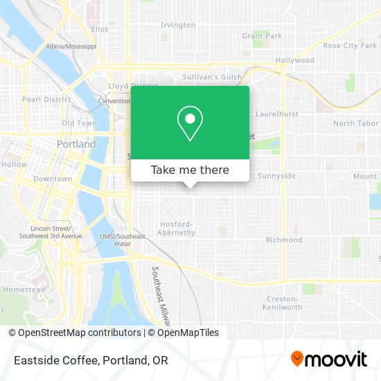 Eastside Coffee map