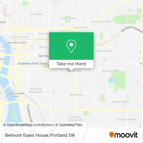 Belmont Guest House map