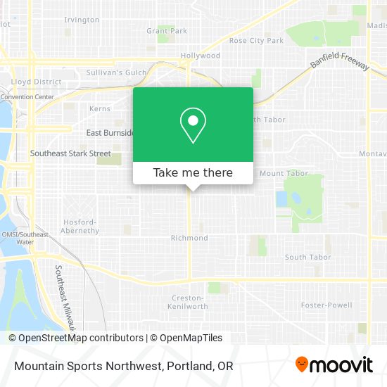 Mountain Sports Northwest map