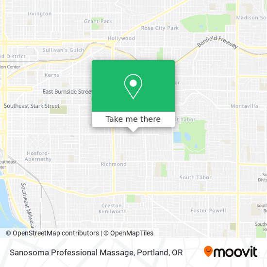 Mapa de Sanosoma Professional Massage