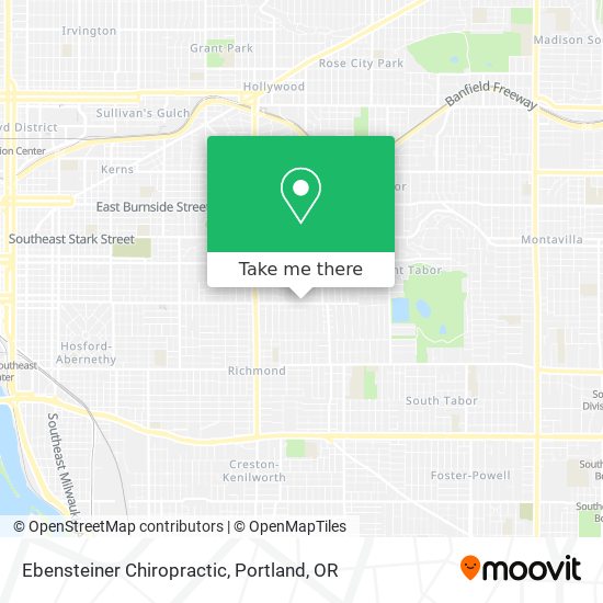 Ebensteiner Chiropractic map