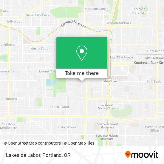 Lakeside Labor map