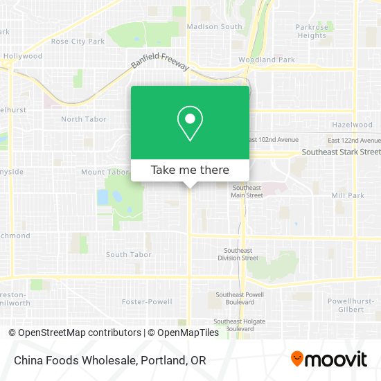 China Foods Wholesale map