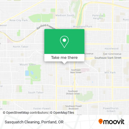 Sasquatch Cleaning map