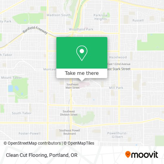 Clean Cut Flooring map