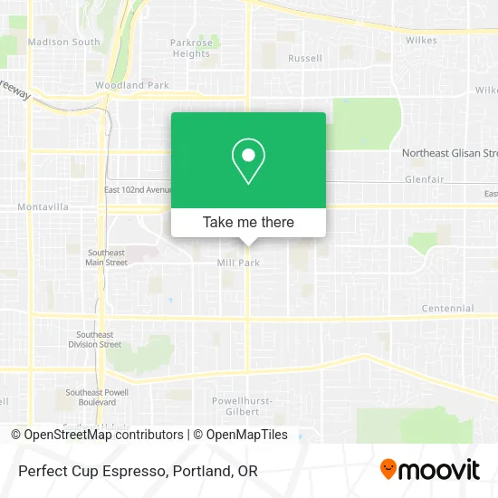 Perfect Cup Espresso map