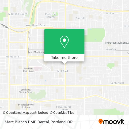 Marc Bianco DMD Dental map
