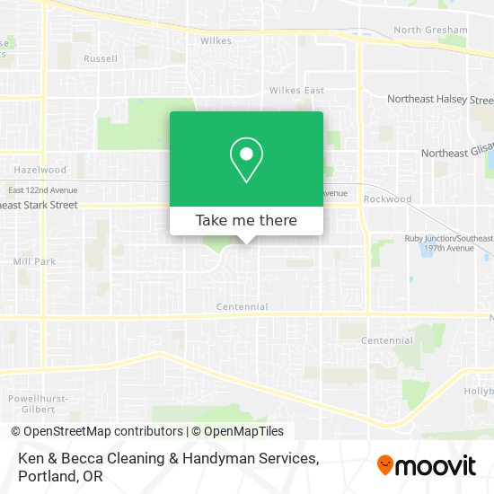 Mapa de Ken & Becca Cleaning & Handyman Services