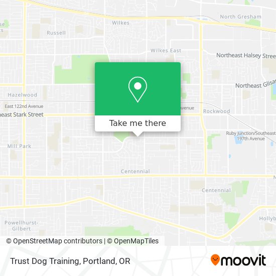 Mapa de Trust Dog Training