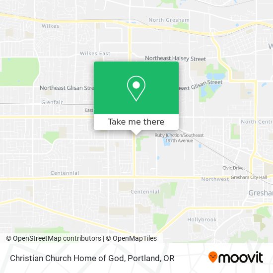 Christian Church Home of God map