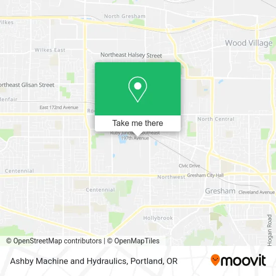 Ashby Machine and Hydraulics map