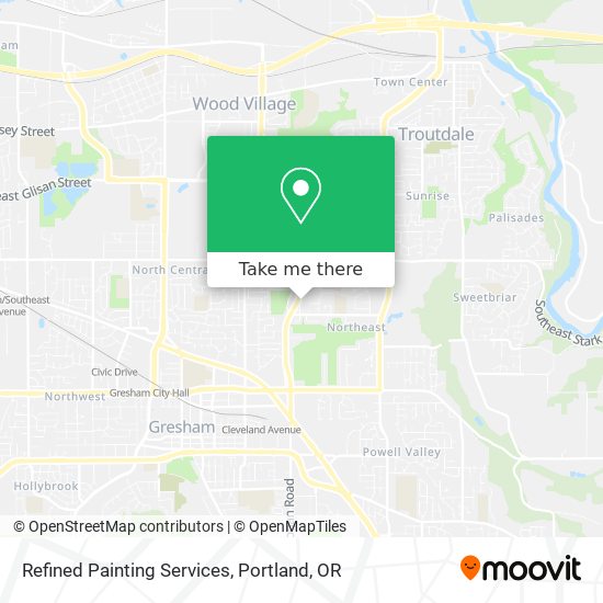 Refined Painting Services map