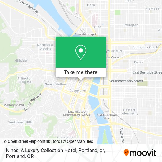 Nines, A Luxury Collection Hotel, Portland, or map