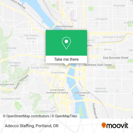 Mapa de Adecco Staffing