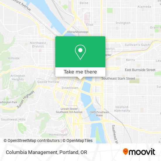 Mapa de Columbia Management