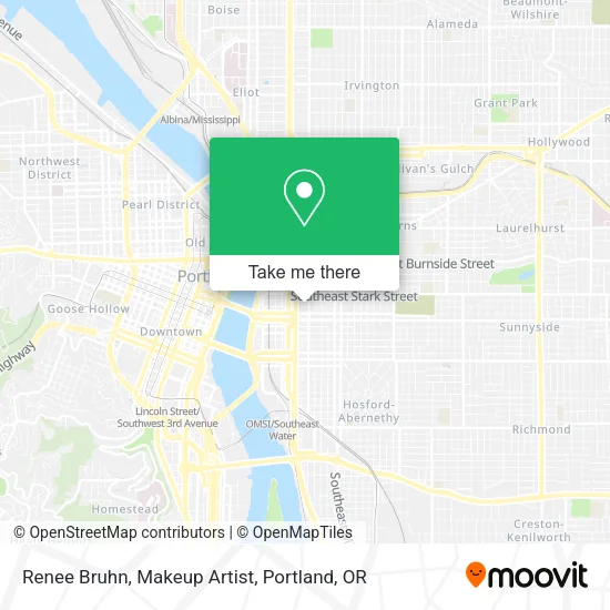 Mapa de Renee Bruhn, Makeup Artist
