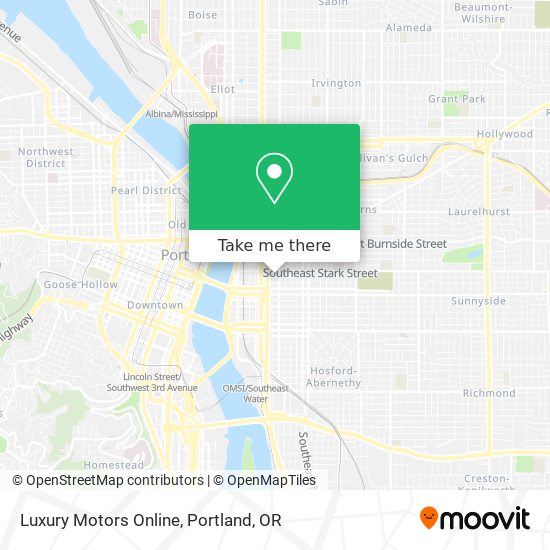 Luxury Motors Online map