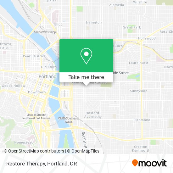 Restore Therapy map
