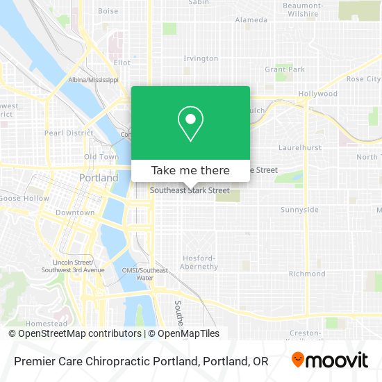 Mapa de Premier Care Chiropractic Portland