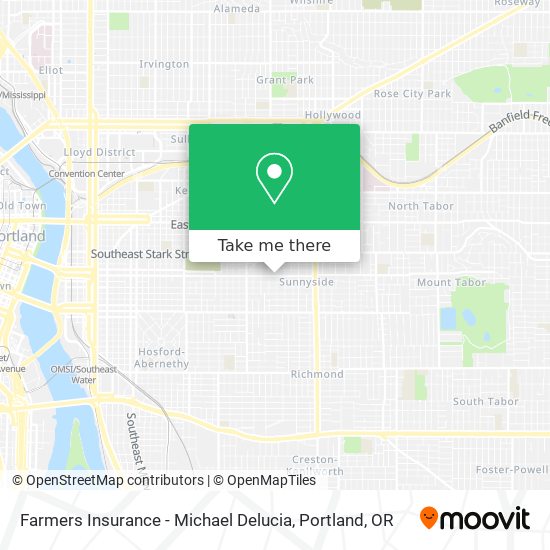 Mapa de Farmers Insurance - Michael Delucia