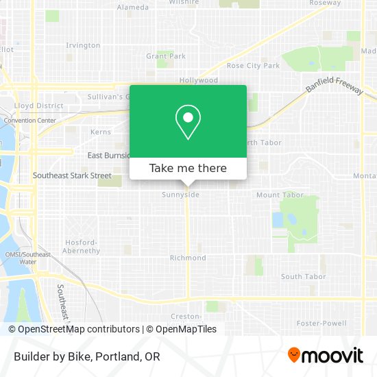 Builder by Bike map