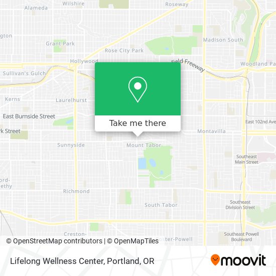 Lifelong Wellness Center map