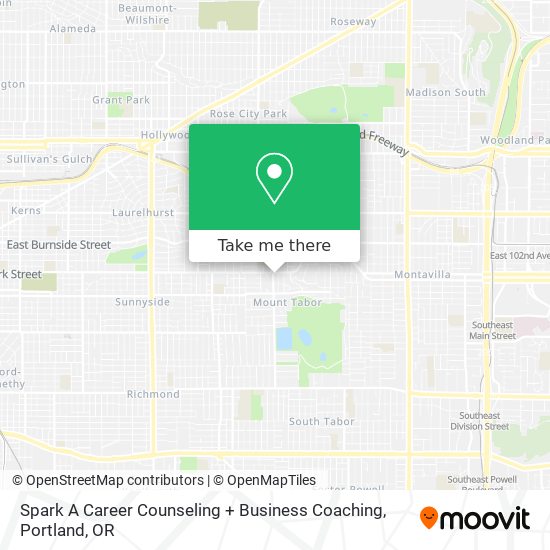 Spark A Career Counseling + Business Coaching map