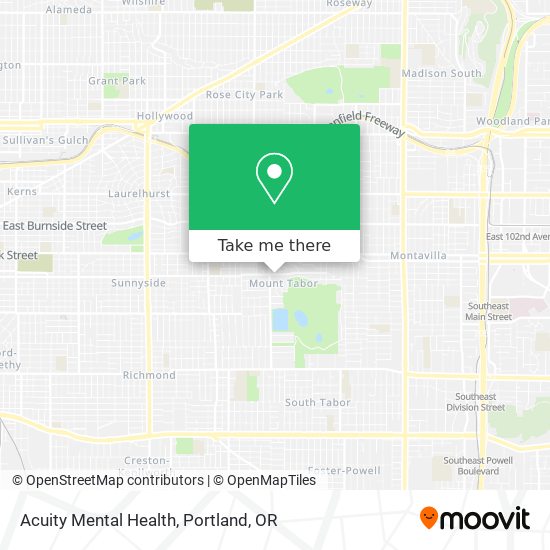 Acuity Mental Health map