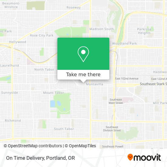 Mapa de On Time Delivery